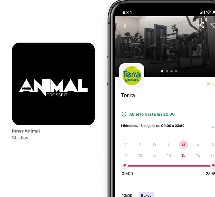 Podés elegir todo lo que querés desde tu celular: Inner Animal, Strava App, Meditopia App, Fabulous App